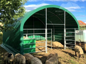 Livestock Shelter Green 6m x 6m